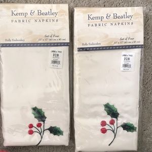 Hemp and Beatley fabric napkins